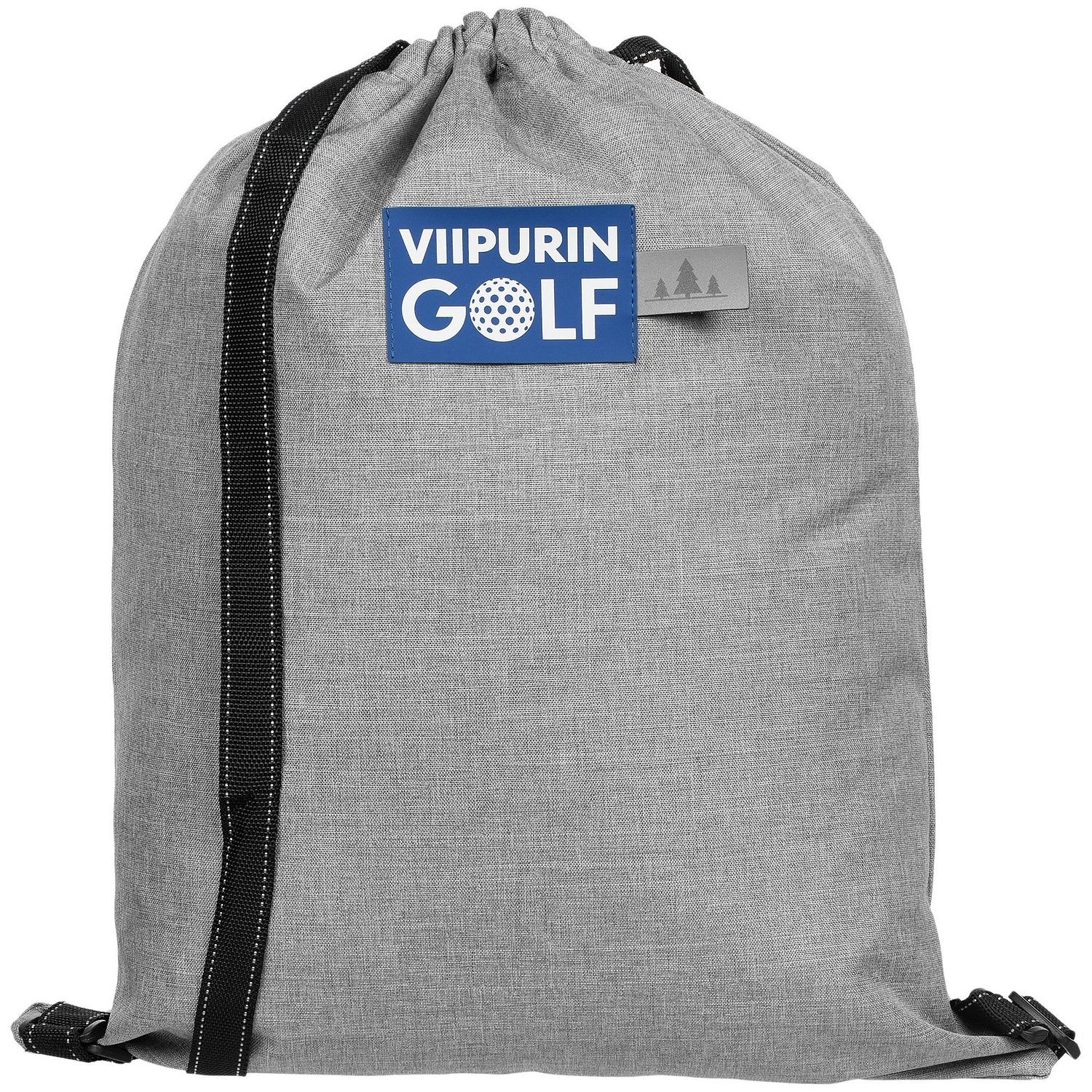 Лейбл светоотражающий Tao, S, серый с логотипом