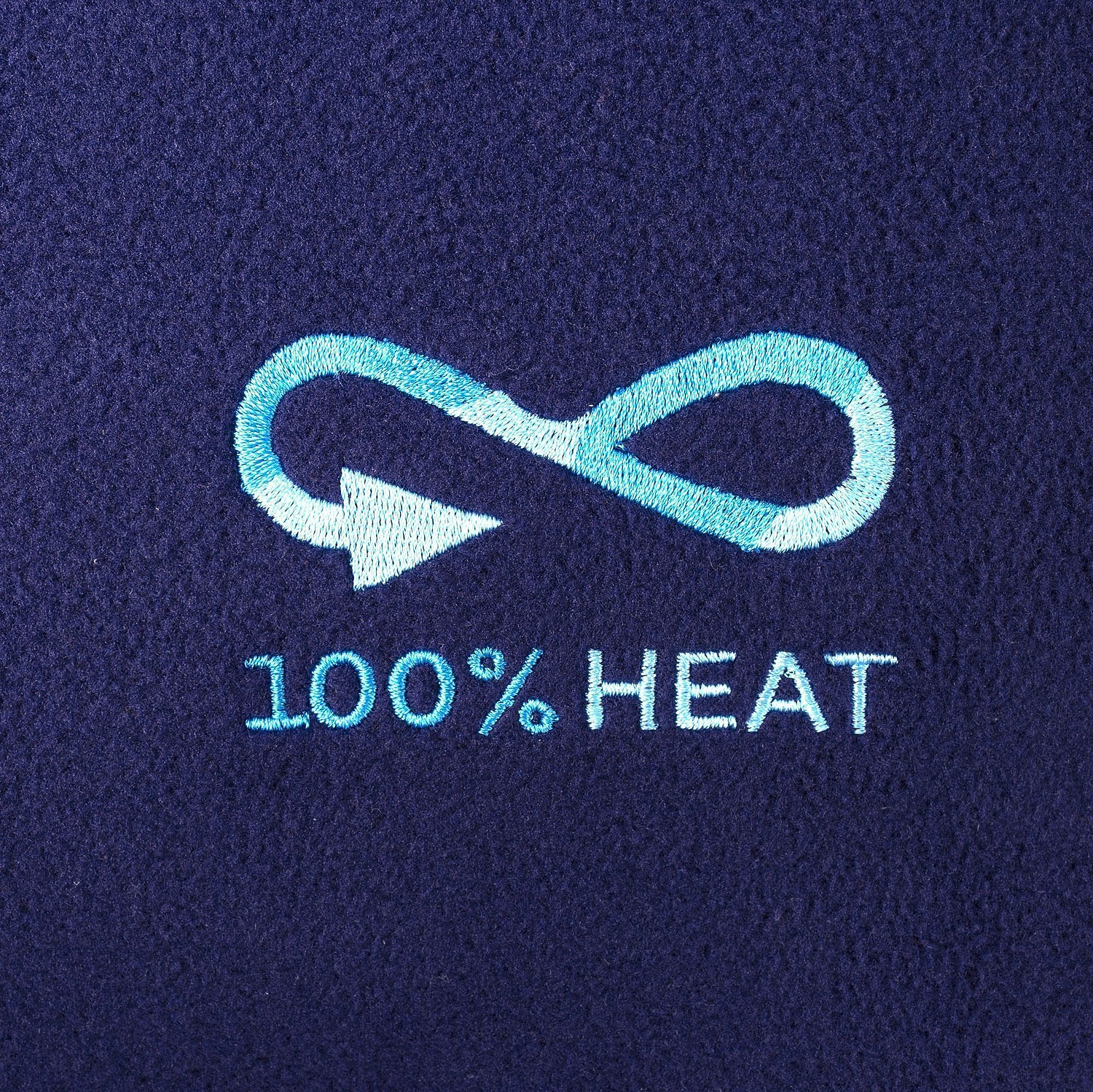 Флисовый плед Warm&Peace, ярко-синий