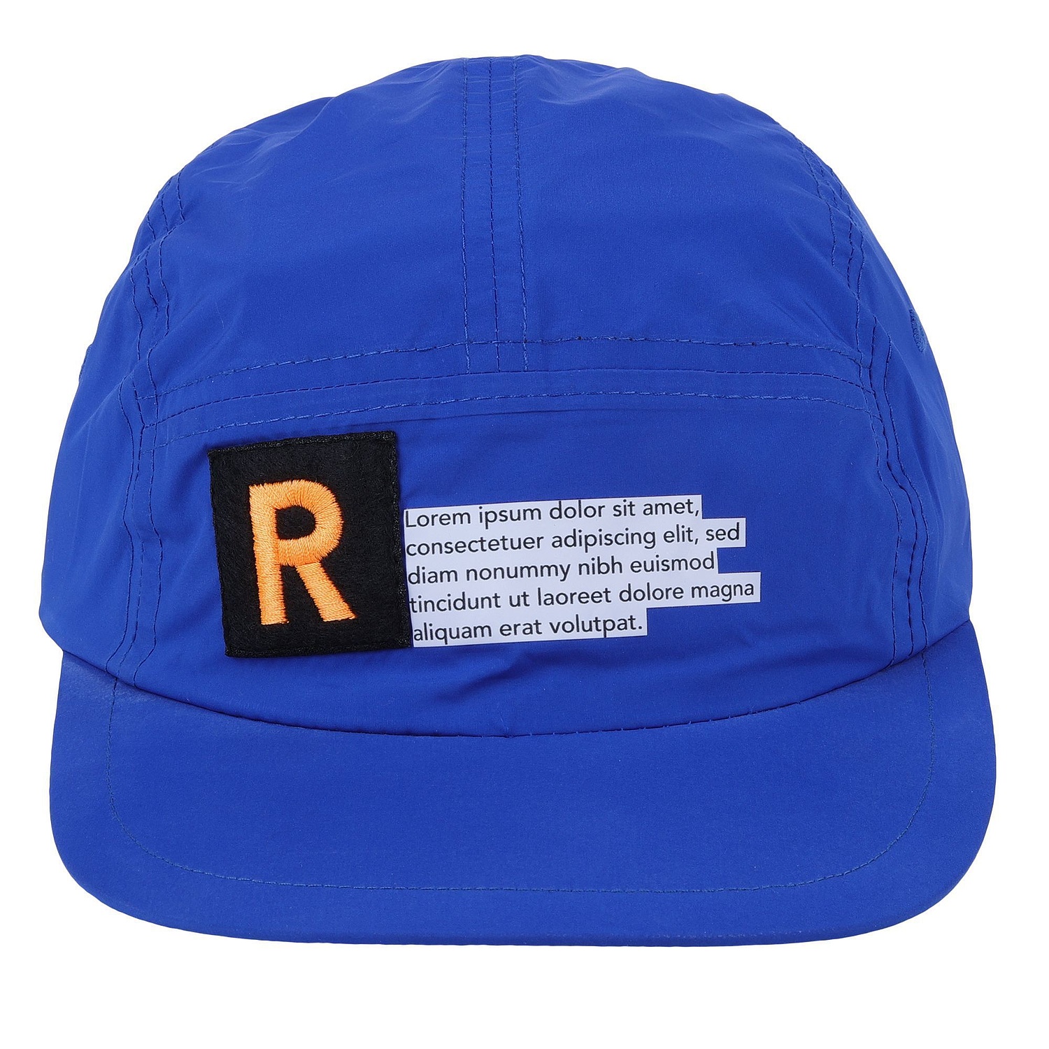 Бейсболка Ben Mac, ярко-синяя с логотипом