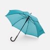 Зонт-трость Standard, бирюзовый с логотипом