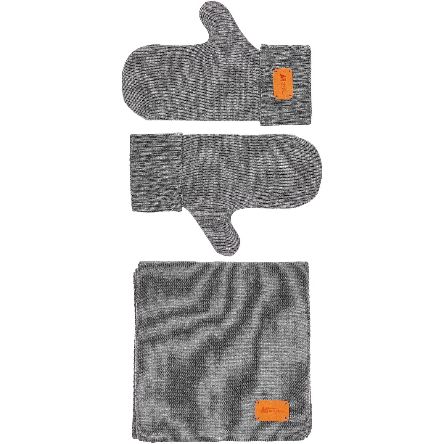 Шарф Real Talk, серый