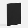 Ежедневник Flat, недатированный, черный с логотипом