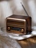 Bluetooth-колонка с радио Beatnik, коричневая с логотипом