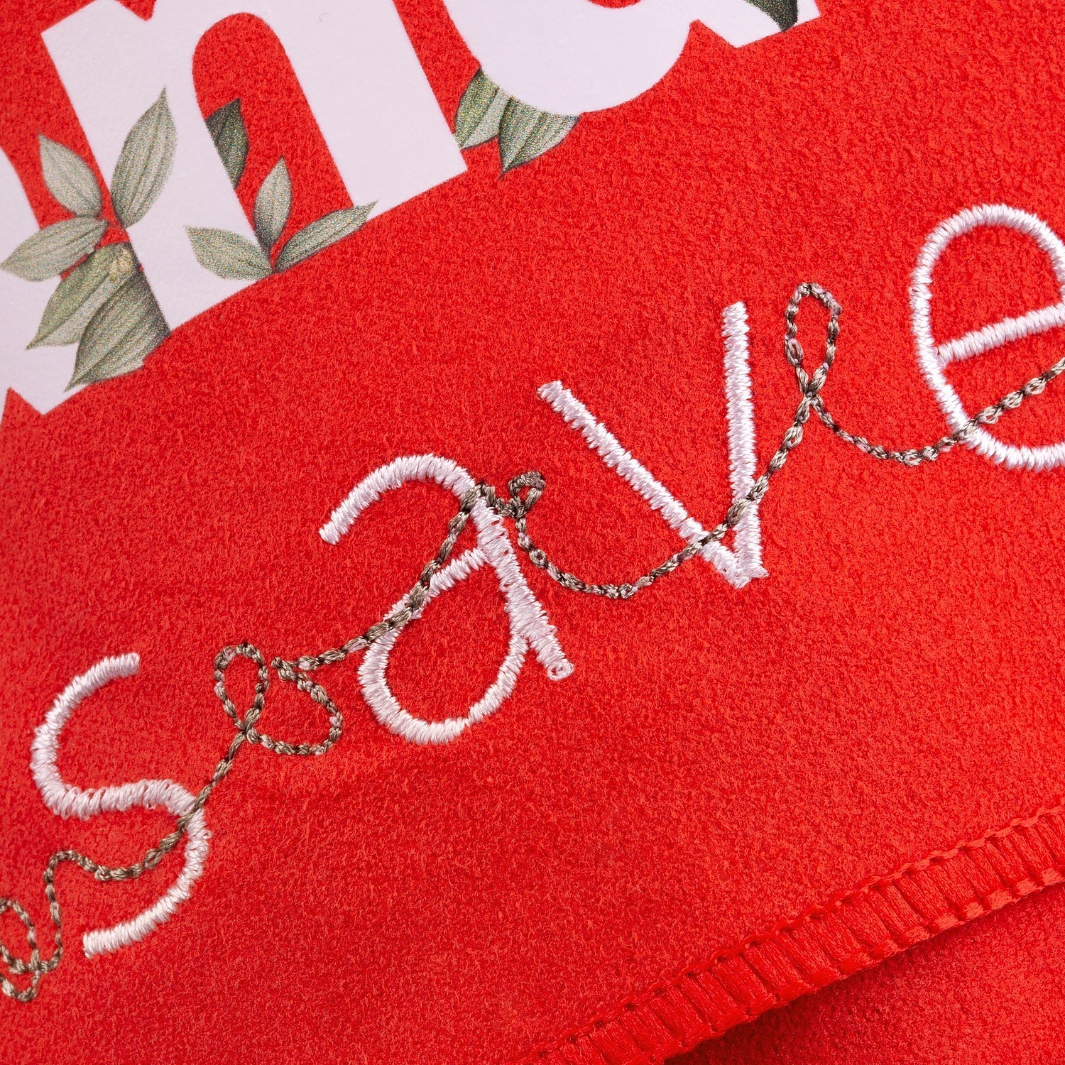 Полотенце спортивное Snaab, красное с логотипом