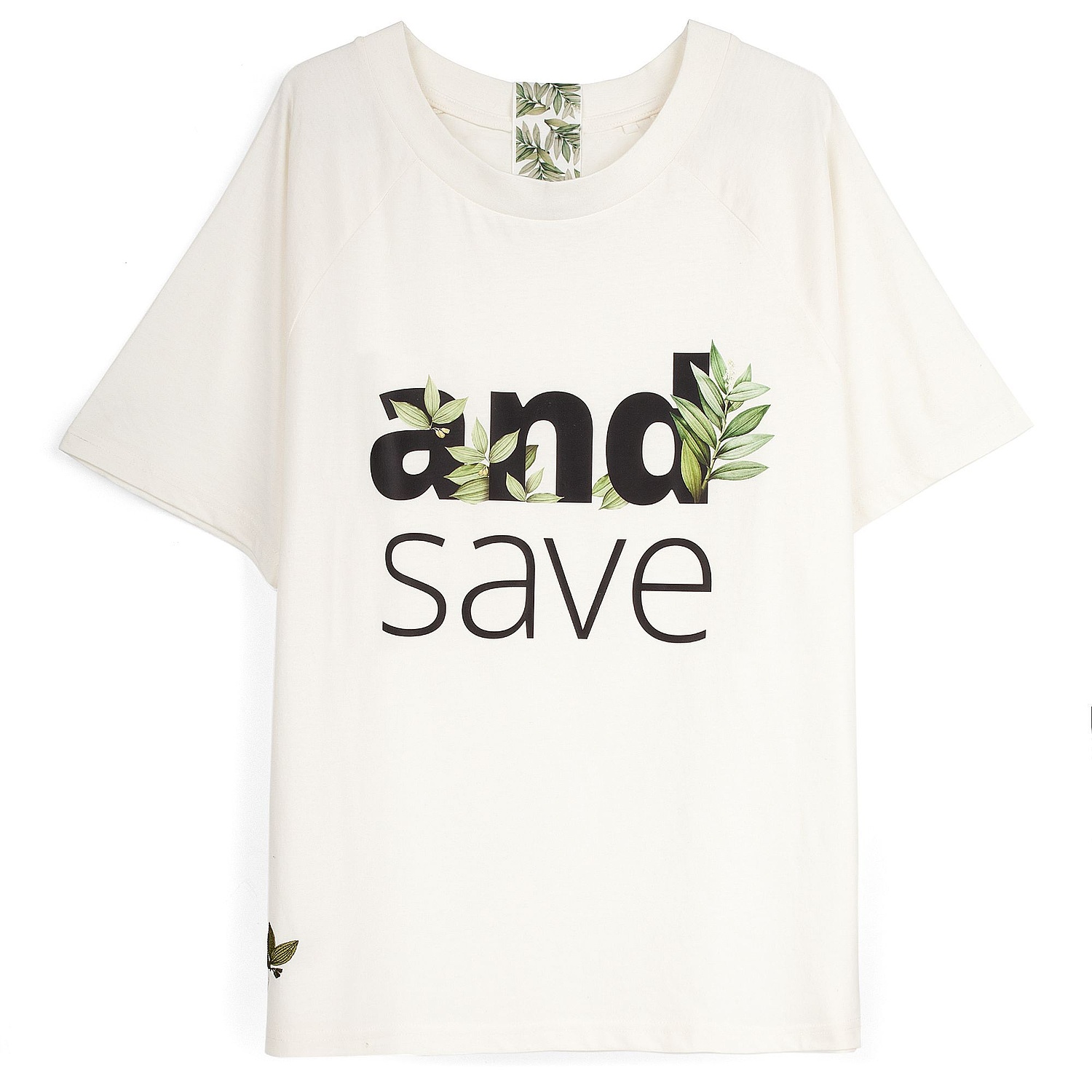 Футболка унисекс оверсайз T2, молочно-белая с логотипом