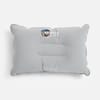 Надувная подушка Pillowish, серая с логотипом