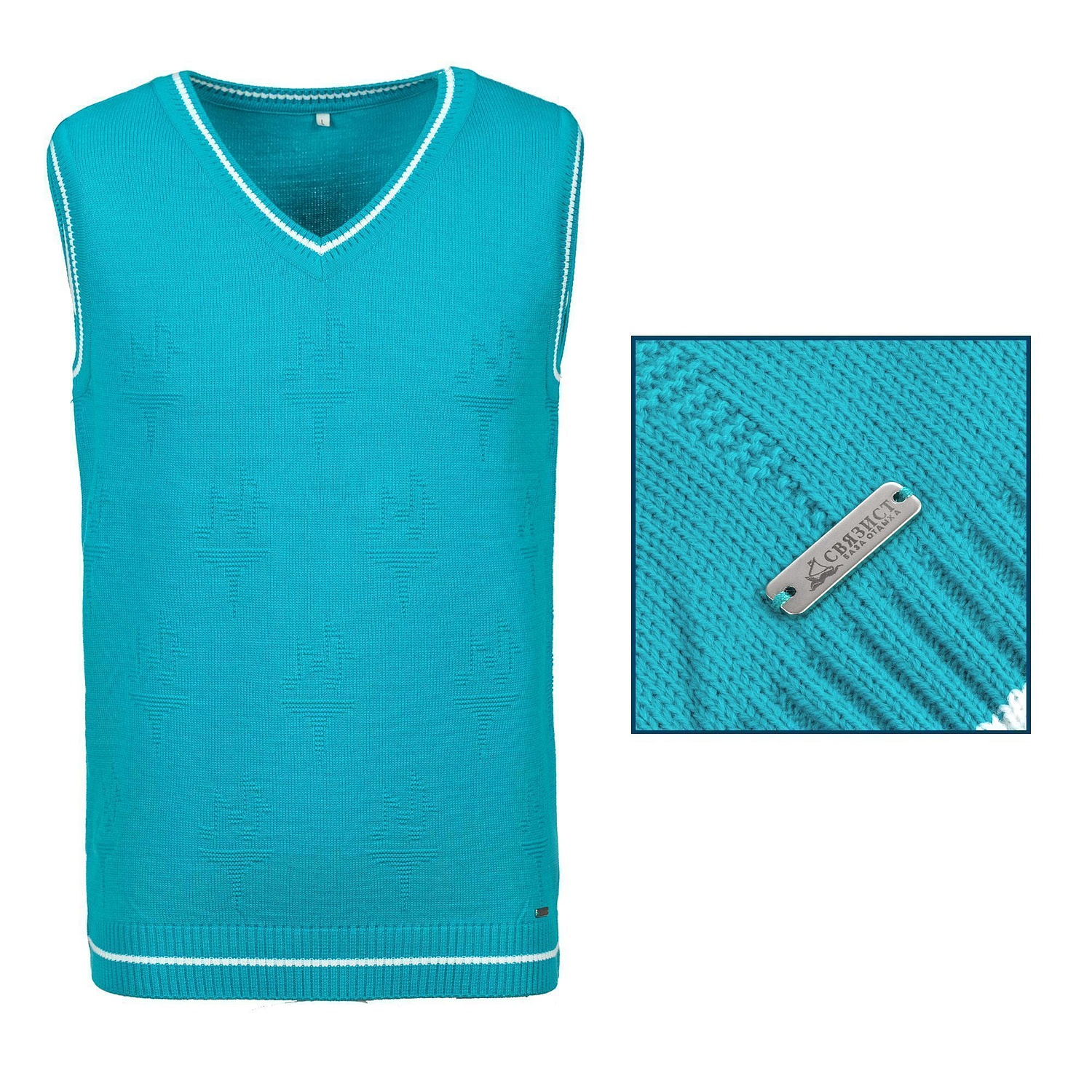 Шильдик металлический Alfa Liten, серебристый с логотипом