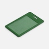 Чехол для пропуска Devon, темно-зеленый с логотипом