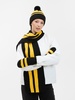 Варежки Winwear, черные с логотипом