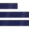 Лента сатиновая Satin 20 S, темно-синяя, 10 см с логотипом