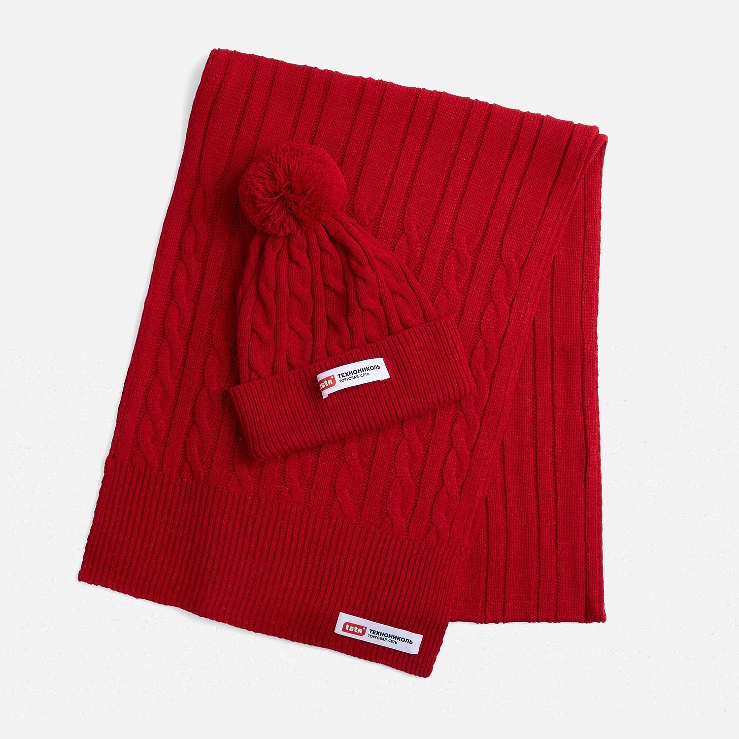 Лейбл тканевый Epsilon, S, белый с логотипом