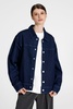 Куртка джинсовая O1, темно-синяя с логотипом