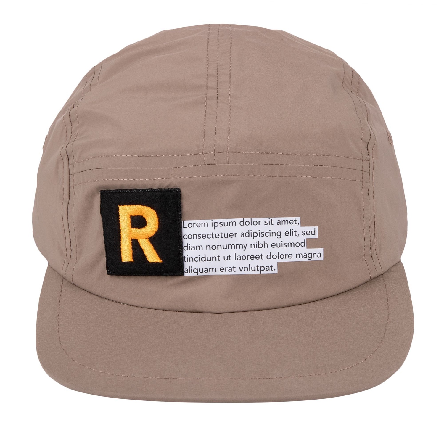 Бейсболка Ben Mac, бежевая с логотипом