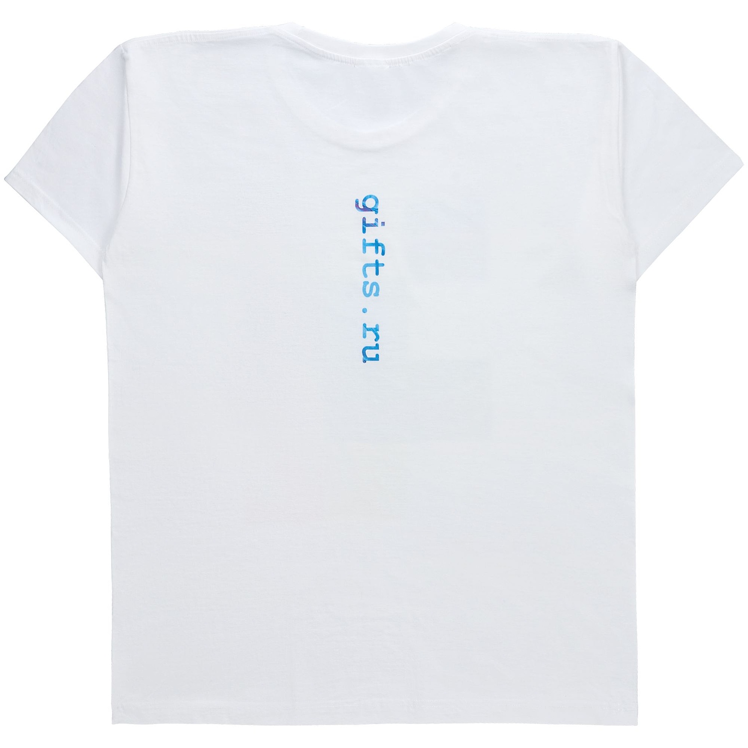 Футболка унисекс T-Bolka 180, белая с логотипом