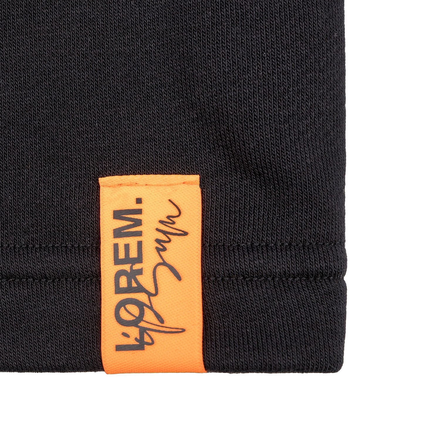 Шорты Terry, черные с логотипом