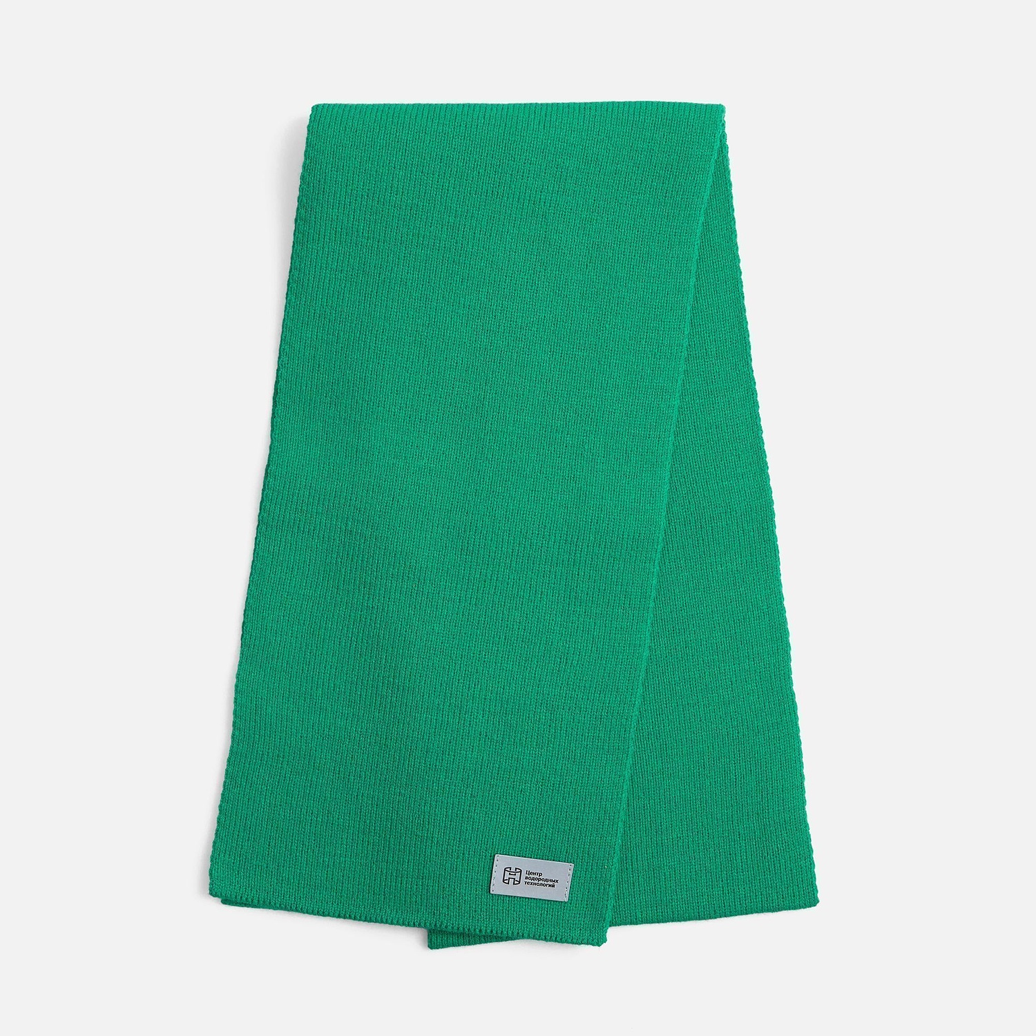 Шарф Urban Flow, зеленый с логотипом