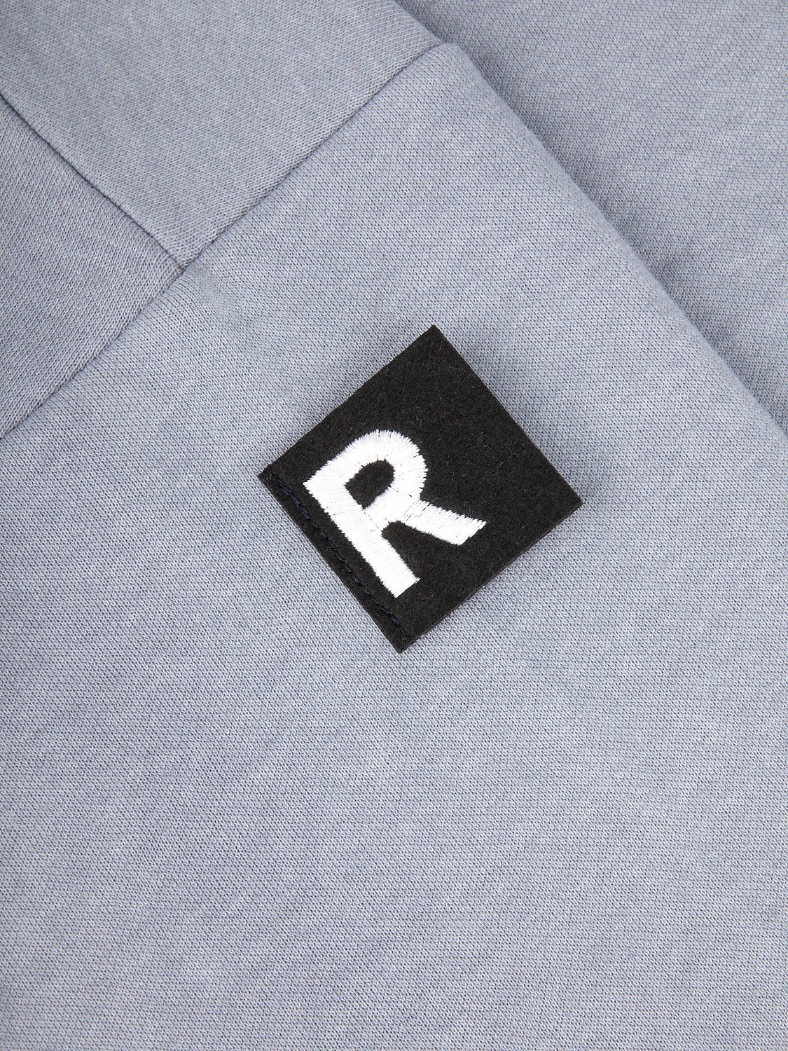 Толстовка унисекс H3, серая с логотипом