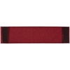 Лейбл тканевый Epsilon, S, бордовый с логотипом