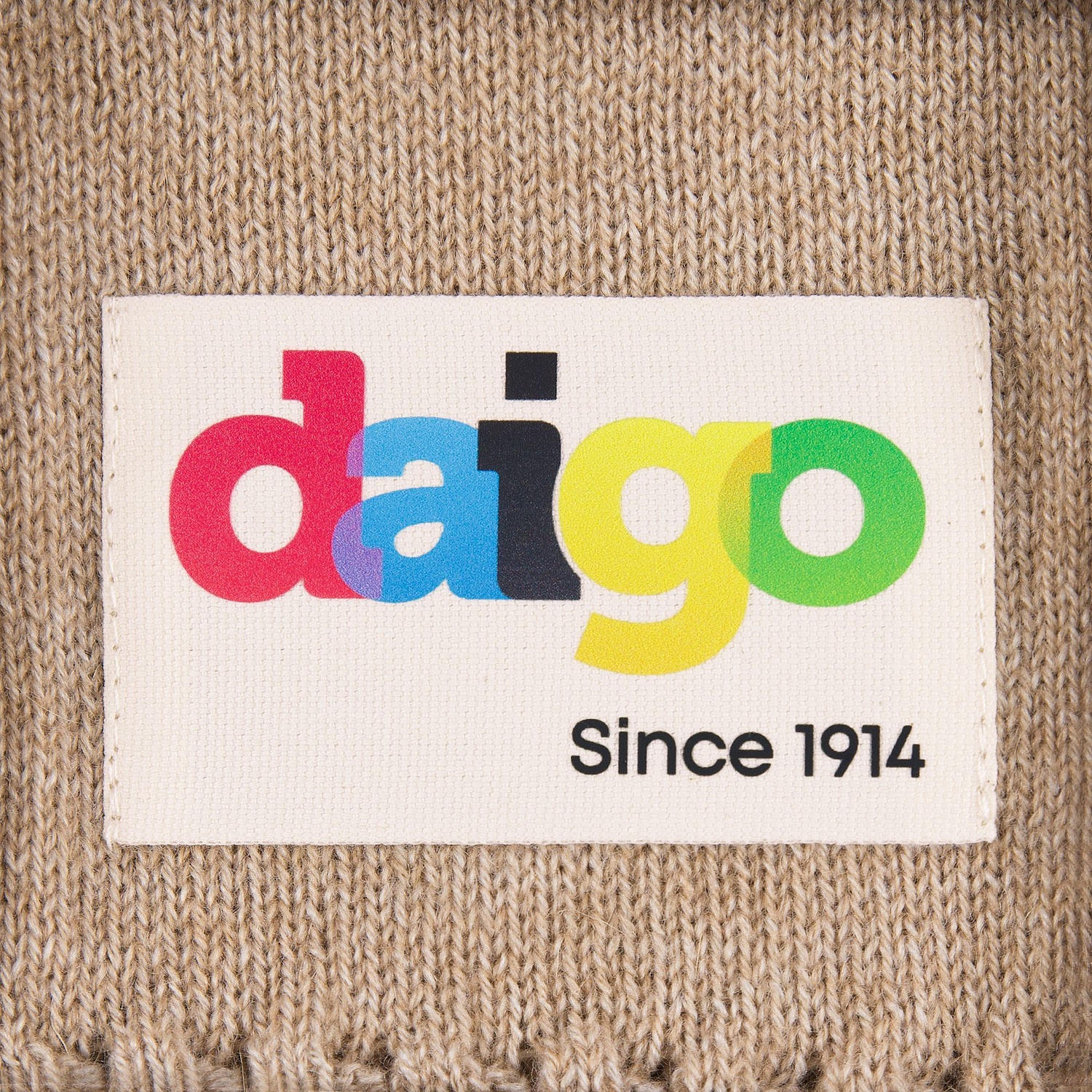 Лейбл хлопковый Doni, XL, неокрашенный с логотипом