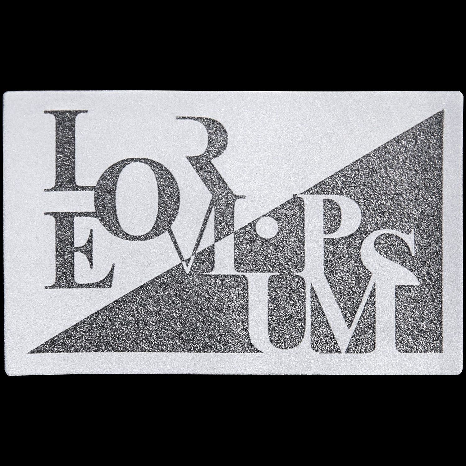 Лейбл светоотражающий Tao, XL, серый с логотипом