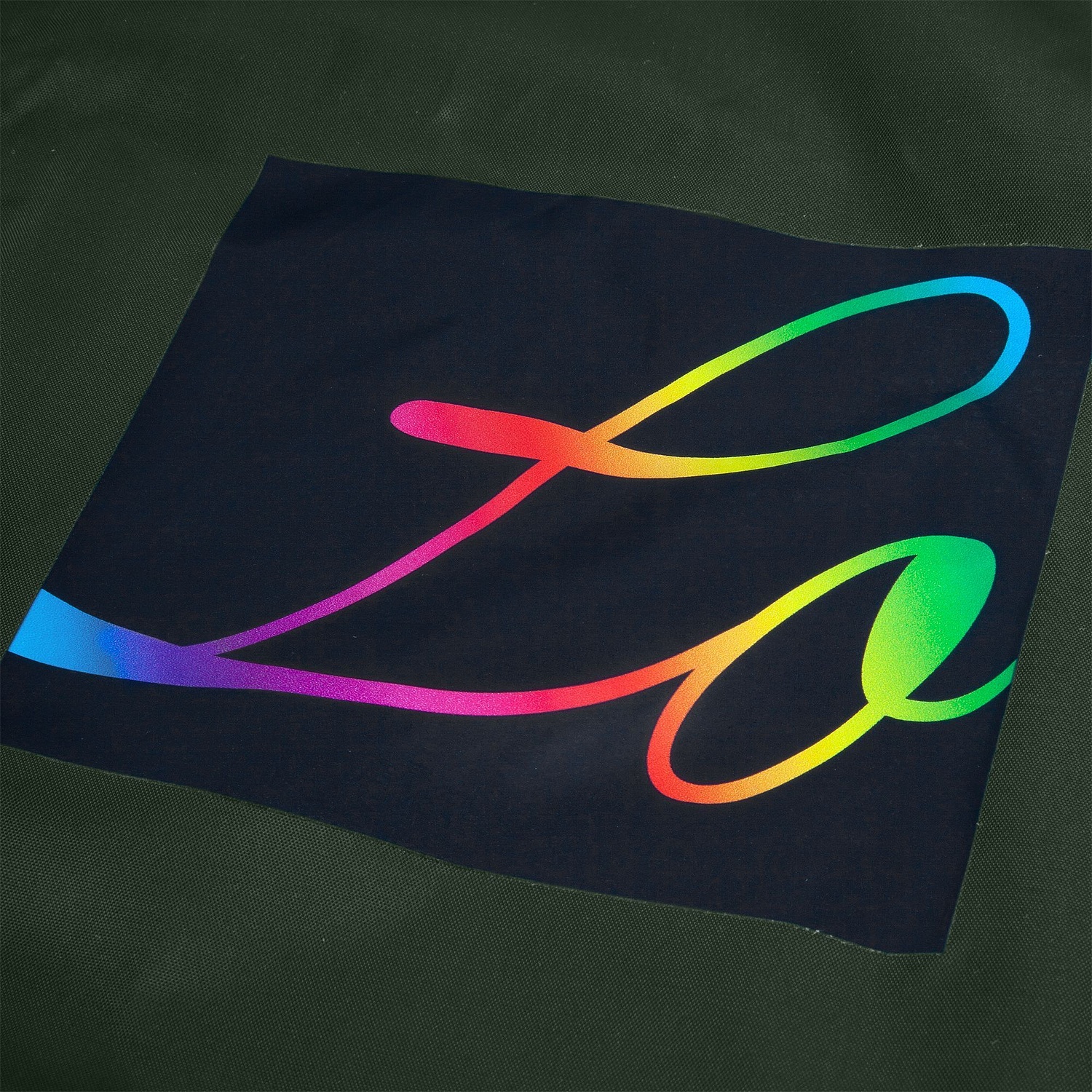 Ветровка из нейлона Surf 210, зеленая с логотипом