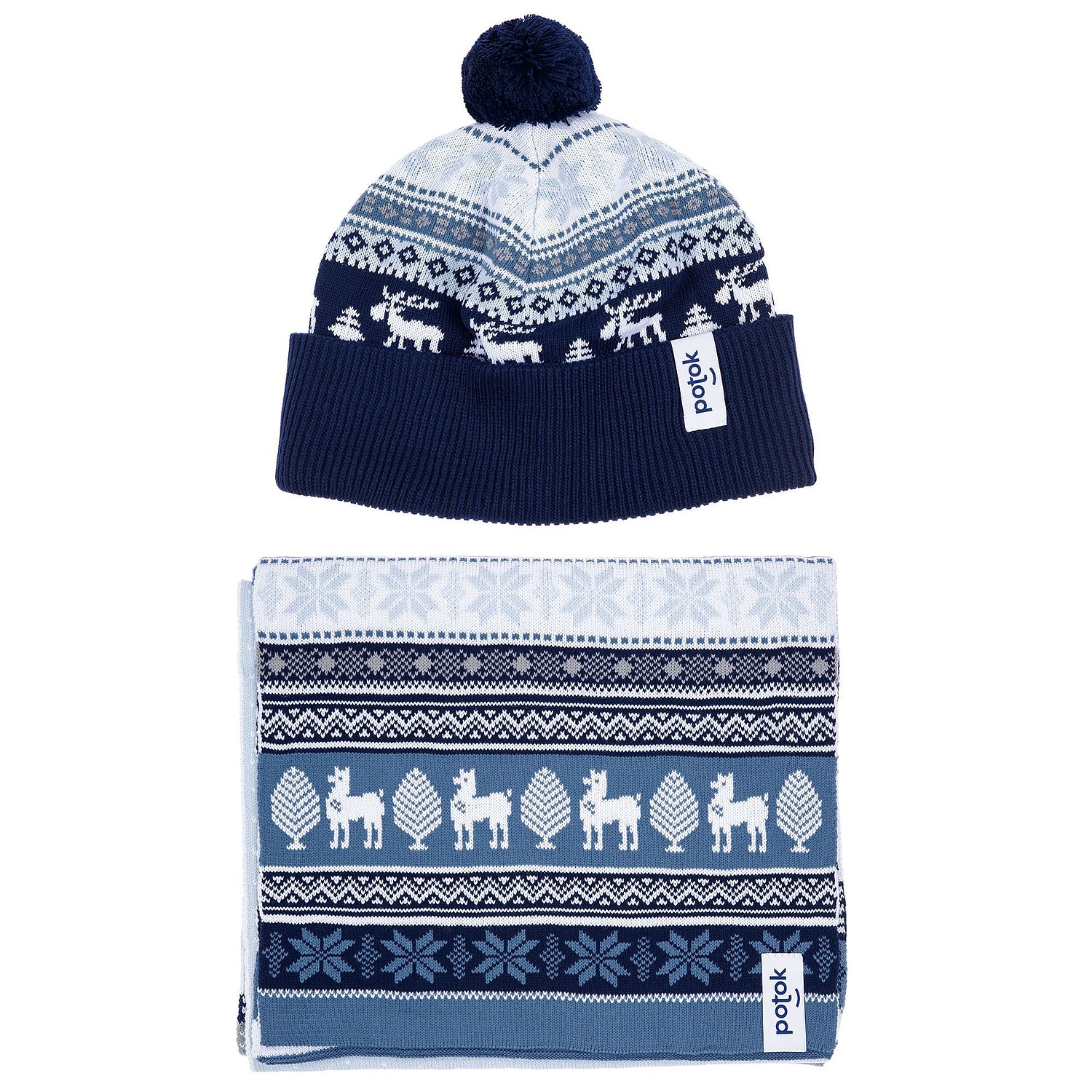 Шарф Mirakler, синий