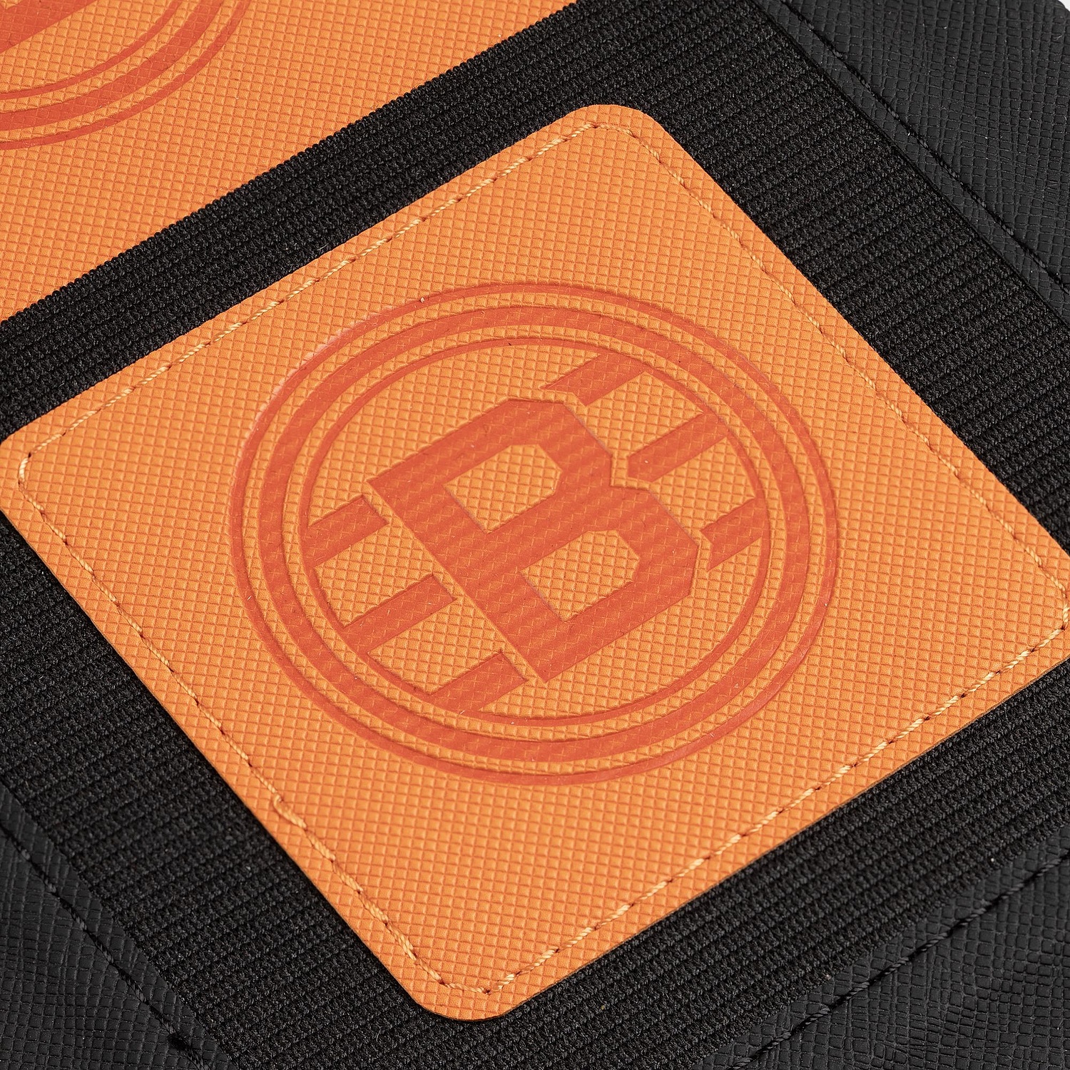 Ежедневник Mobile на заказ, недатированный, черно-оранжевый с логотипом