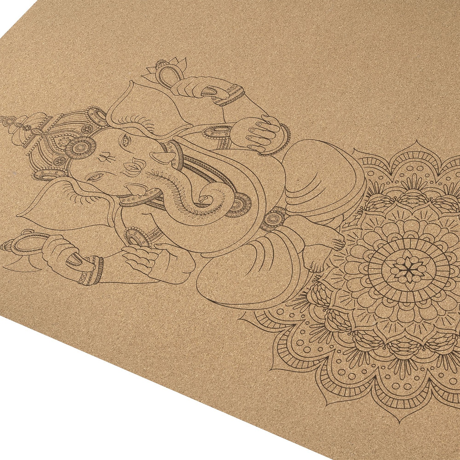 Коврик для йоги и фитнеса Ekork с логотипом