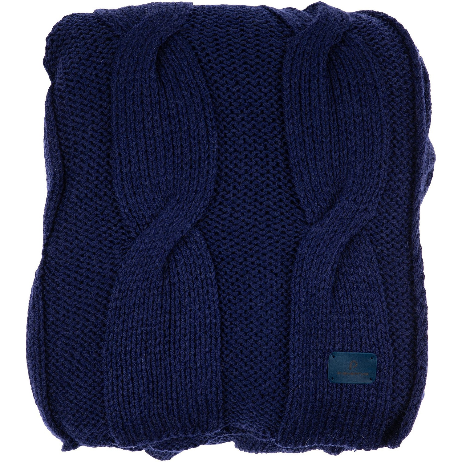 Плед Snefald, темно-синий