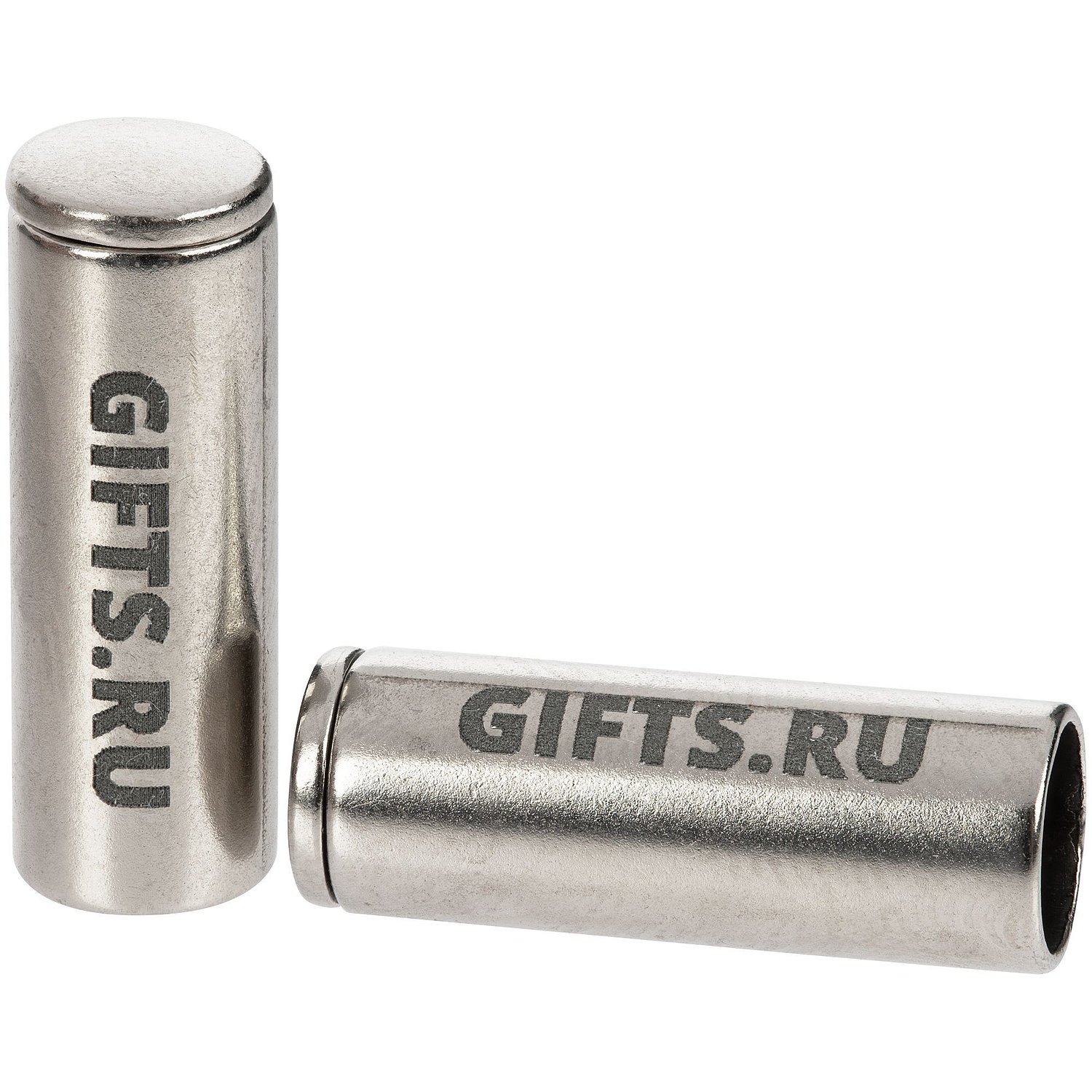 Наконечник для шнурка Nozzle, серебристый с логотипом