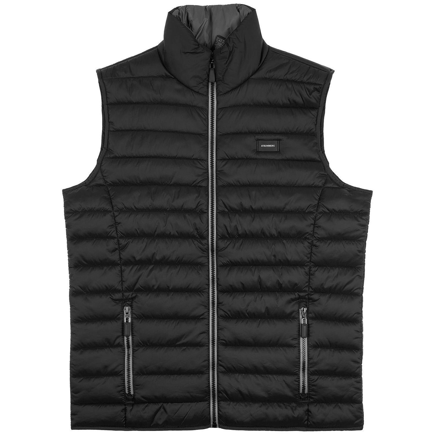 Лейбл из ПВХ Dzeta, XS, черный с логотипом