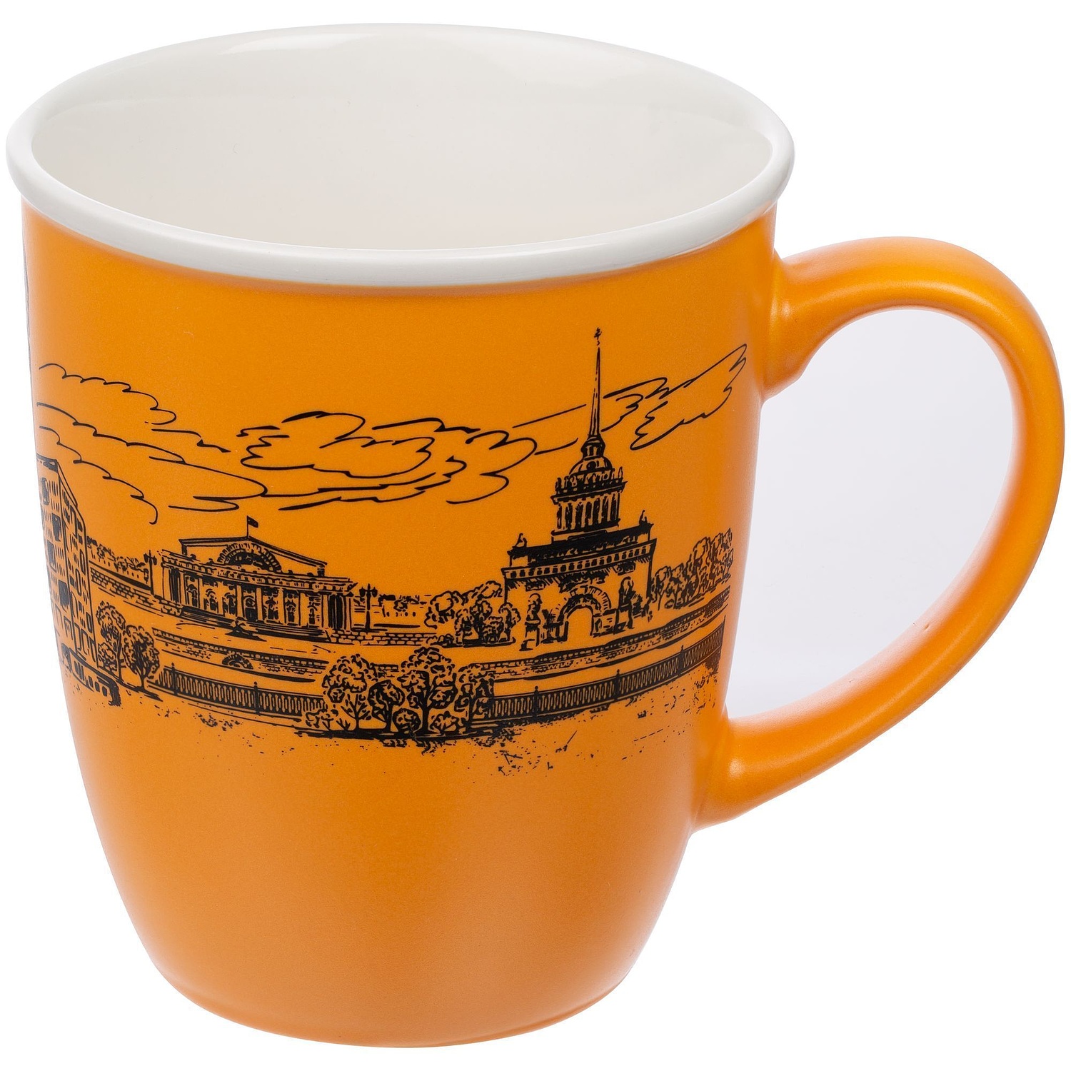 Кружка Doppel, желтая с логотипом