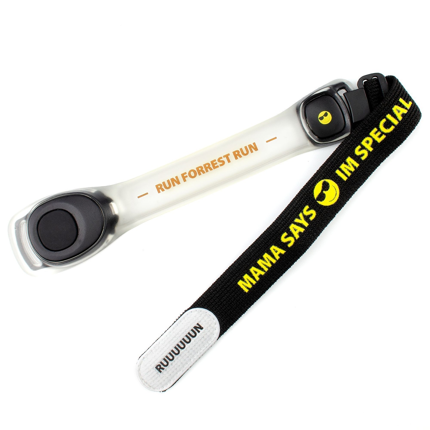 Фонарик — маячок безопасности Forrest Run, черный