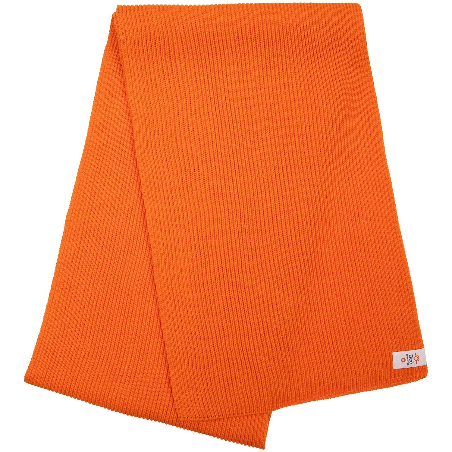 Шарф Life Explorer, оранжевый (апельсиновый) с логотипом