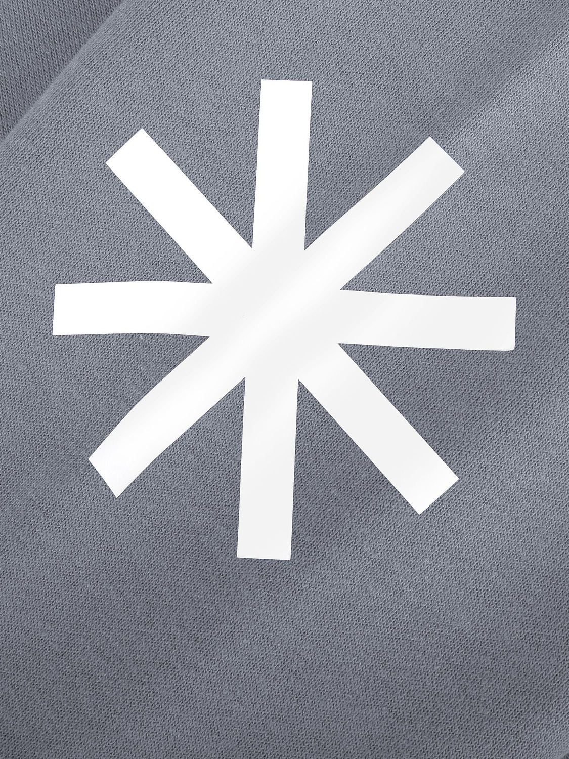 Худи унисекс H2, серое с логотипом