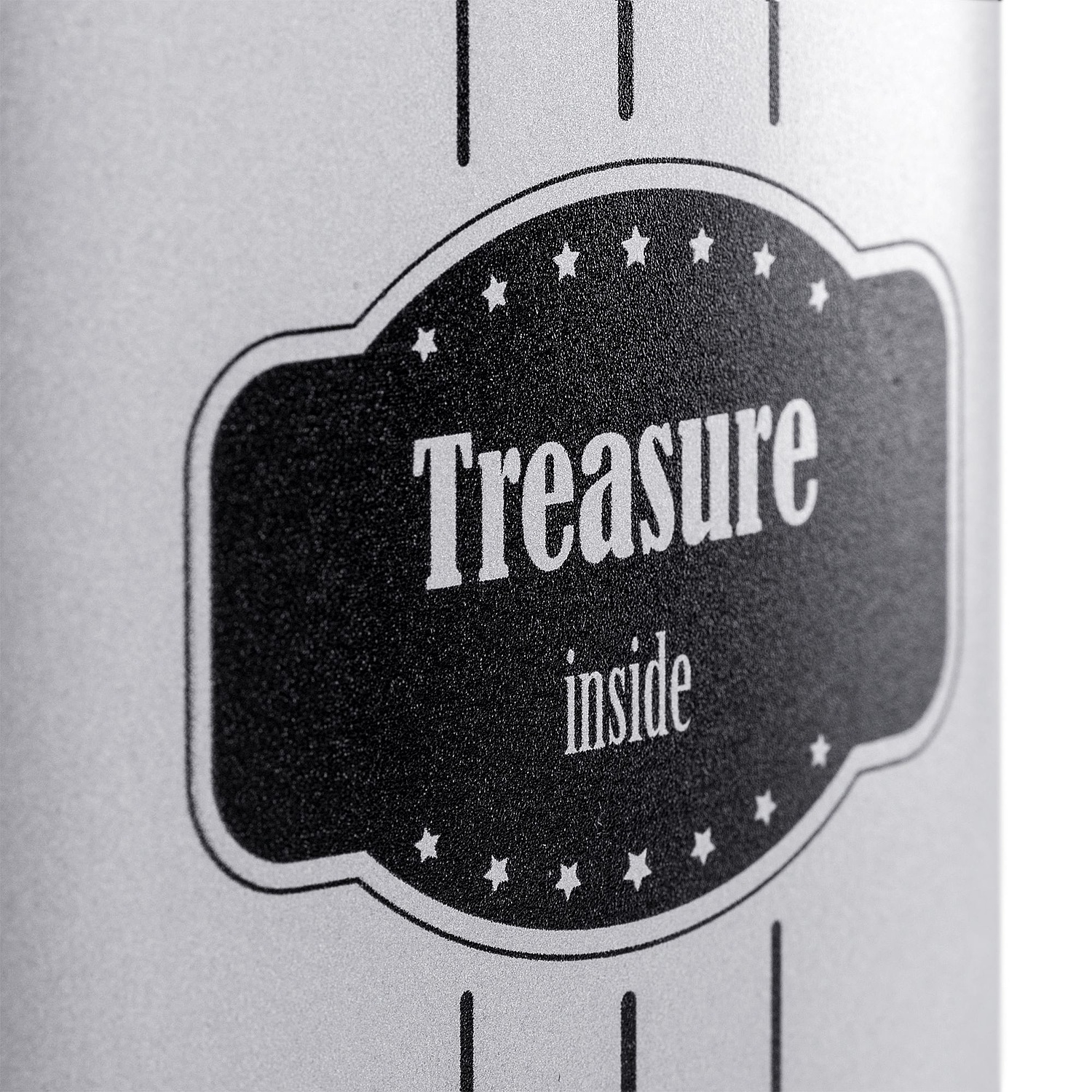 Коробка Pragmax High, прямоугольная, серебристая