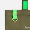 Стропа текстильная Fune 20 S, зеленый неон, 40 см с логотипом