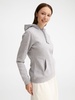 Толстовка женская Spencer Women, серый меланж с логотипом