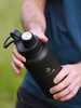 Термобутылка Fujisan XL 2.0, черная с логотипом