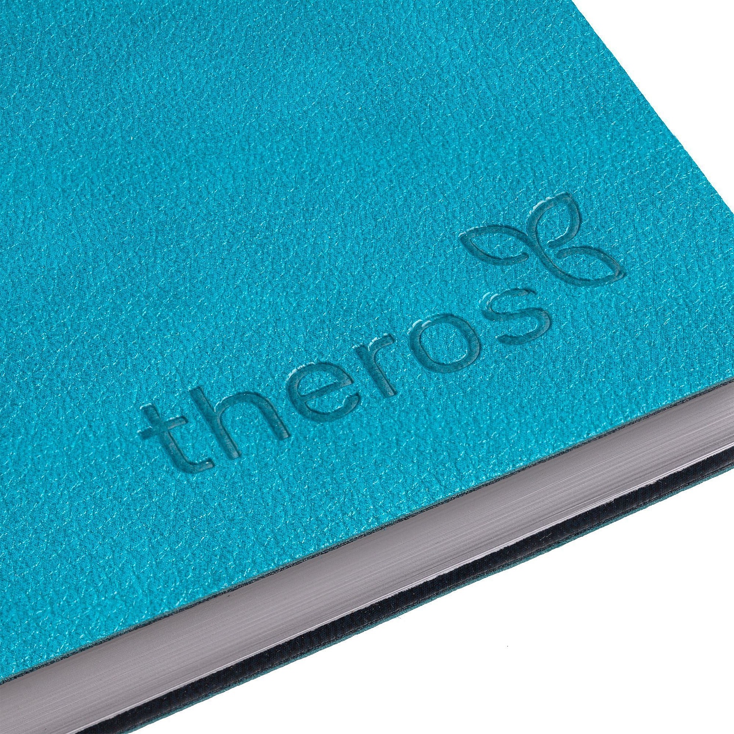 Ежедневник Lafite, недатированный, бирюзовый с логотипом