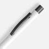 Ручка шариковая Atento Soft Touch, белая с логотипом