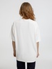 Футболка оверсайз унисекс Lavinia, белая, размер XS/S