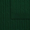Плед Remit ver.2, темно-зеленый (хвойный) с логотипом