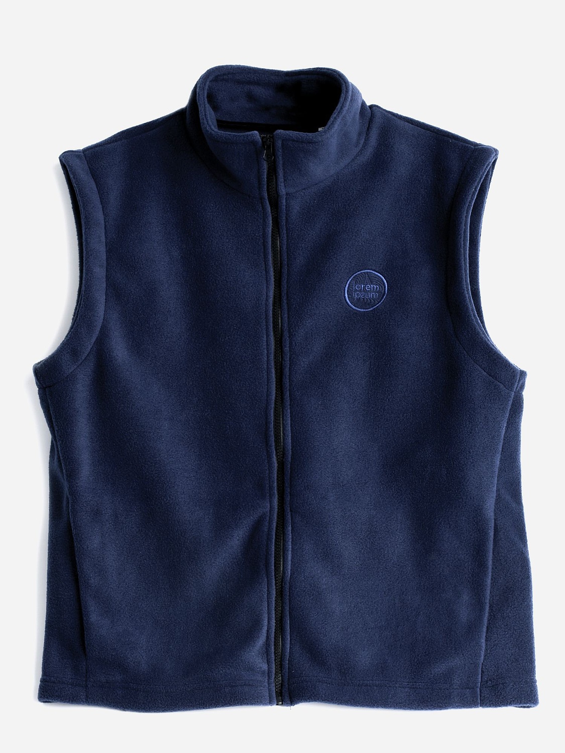 Жилет флисовый Manakin, серый с логотипом