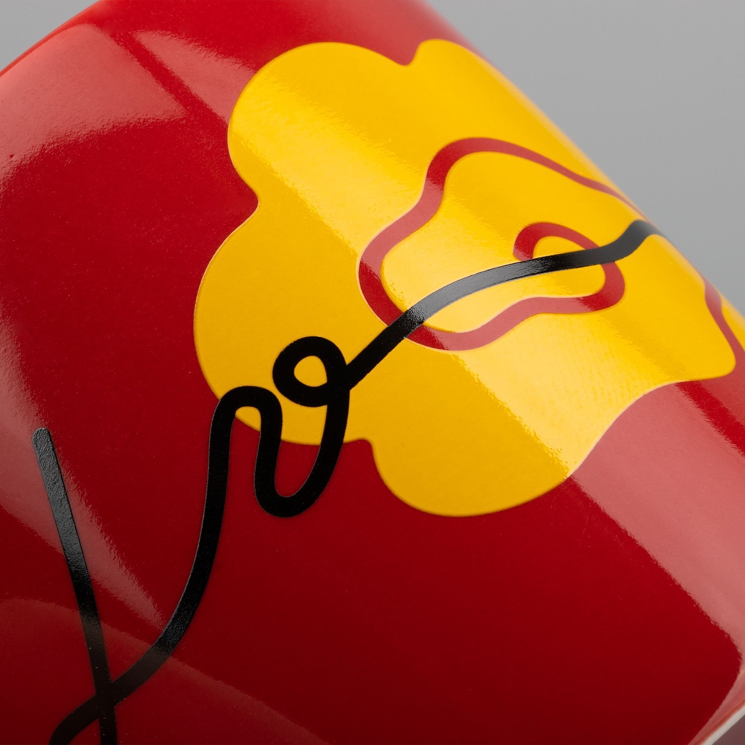 Кружка Valotti Medio, красная с логотипом