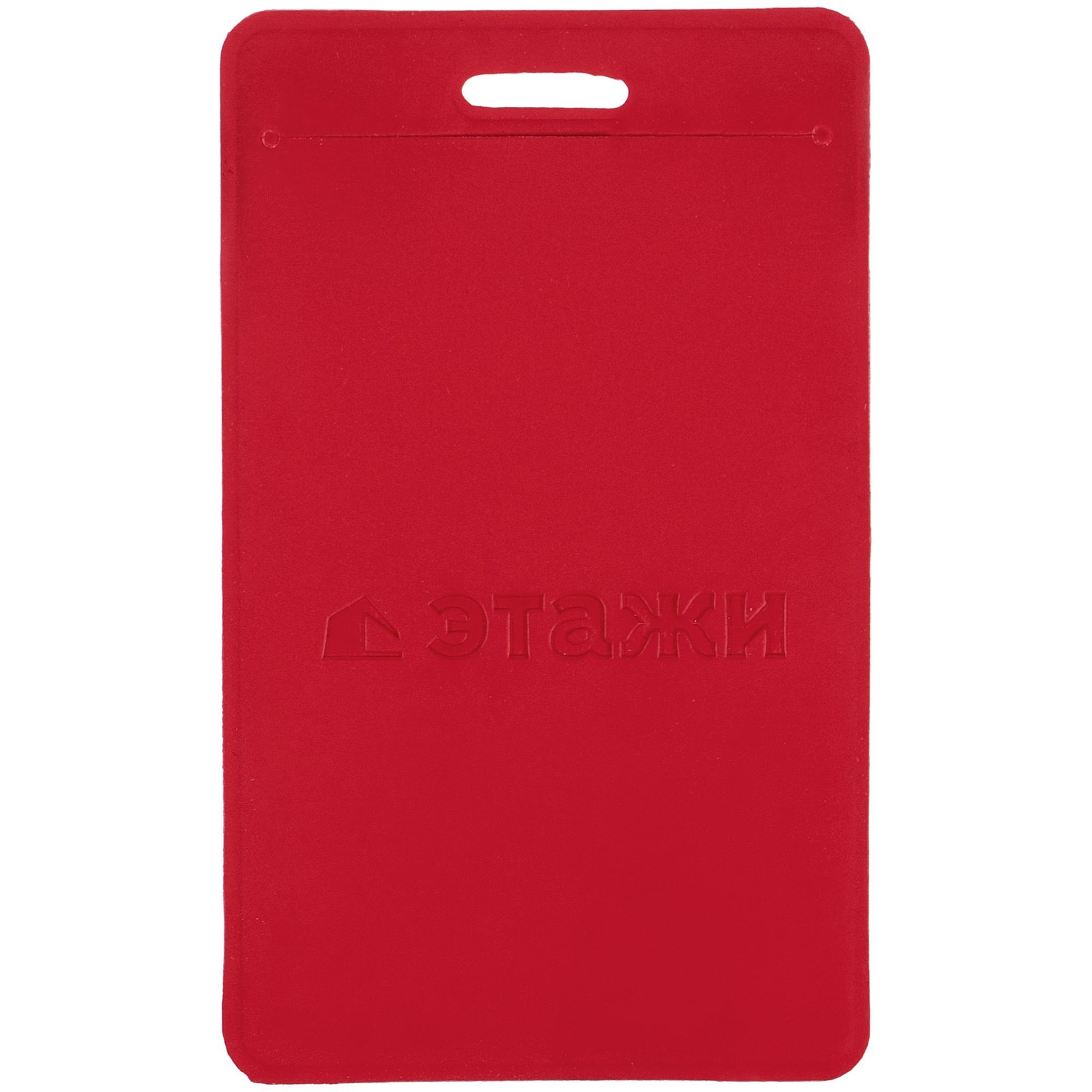 Чехол для пропуска Dorset, красный с логотипом