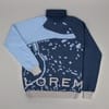 Джемпер на заказ Tricksy Net Reglan, полушерсть с логотипом