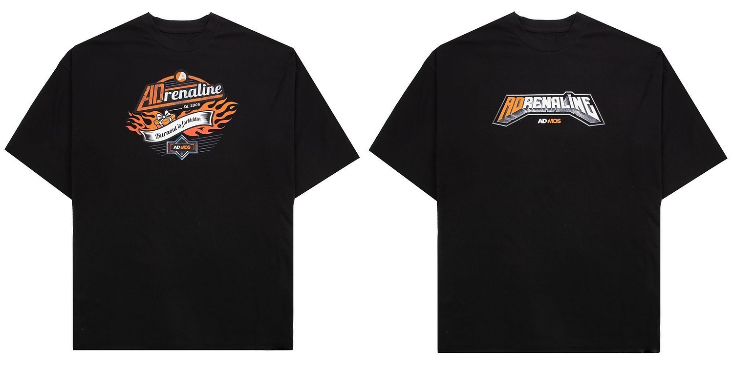 Футболка унисекс оверсайз T1, черная с логотипом