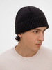 Шапка ComFleece, черная с логотипом