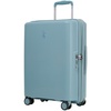 Чемодан Forza S, голубой с логотипом